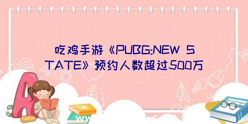 吃鸡手游《PUBG:NEW